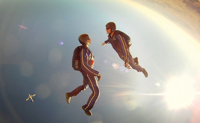 diving