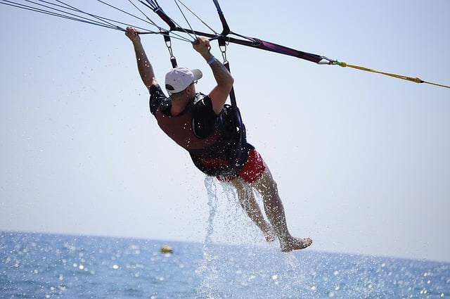parasailing